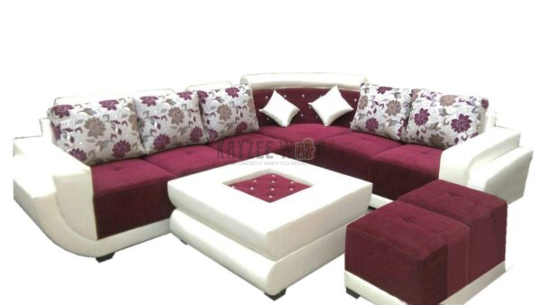 KZW L Shape Sofa 04 KZW-L-Shape Sofa-(04)